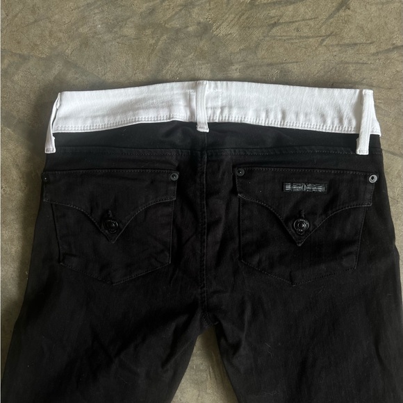 Hudson Jeans 🔲 Black and White Skinny Fit with Bold Contrast - Picture 3 of 7